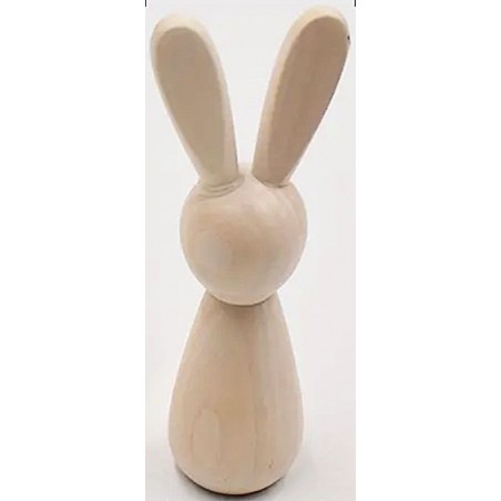 Holz Hase natur
