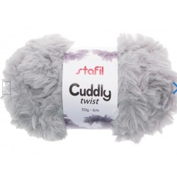 Garn Cuddly Twist hellgrau