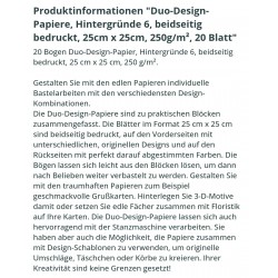 Duo Design Papier " Hintergründe 6 "