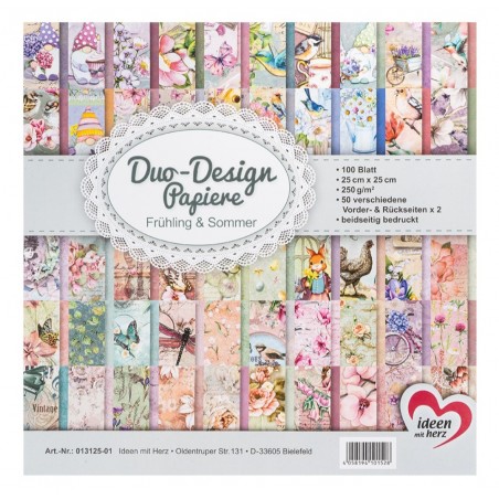 Duo Design Papier " Frühling & Sommer "