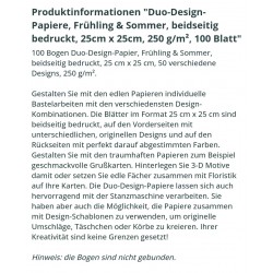 Duo Design Papier " Frühling & Sommer "