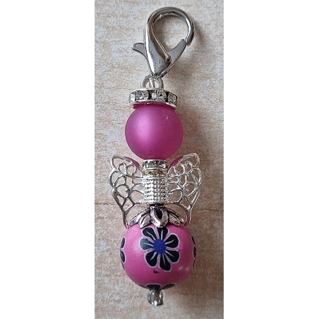 Perlen Engel pink