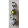 Perlen Engel olive