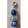 Perlen Engel blau