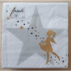 Servietten Engel Mädchen goldig
