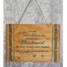 Schild " Unsere Familie ist...."