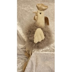 Kantenhocker Huhn hellbraun
