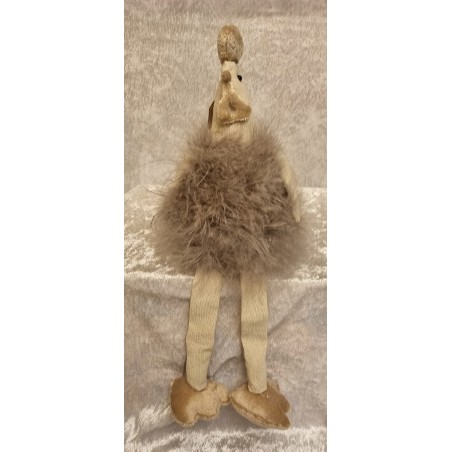 Kantenhocker Huhn hellbraun