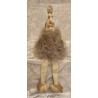 Kantenhocker Huhn hellbraun