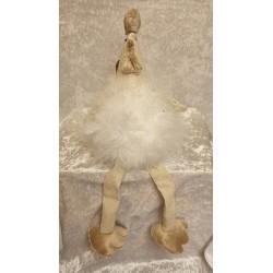 Kantenhocker Huhn weiss