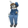 Kantenhocker Clown mit Luftballons blau