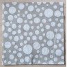 Serviette Punkte beige/weiss