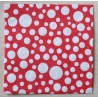 Serviette Punkte rot/weiss