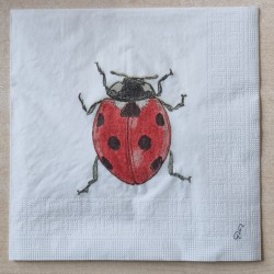 Serviette Marienkäfer