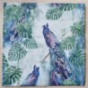 Serviette Pfaue blau/grün
