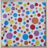 Serviette Punkte bunt