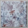 Serviette Blumen/Blätter pastelltöne