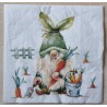 Serviette Wichtel/Karotte