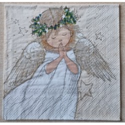 Serviette Engelmädchen betend
