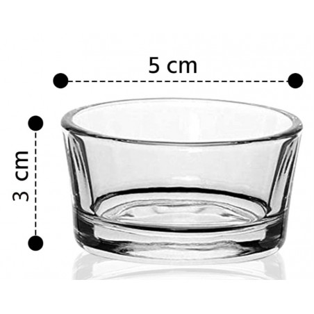Teelicht Klein Glas