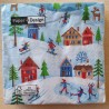 Servietten Winterlandschaft/Kinder