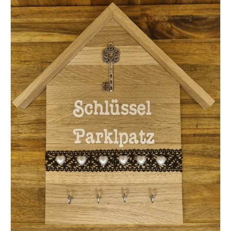 Schlüssel Parkplatz   schwarz/weiss