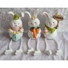 Polyresin Kaninchen mit Karotten