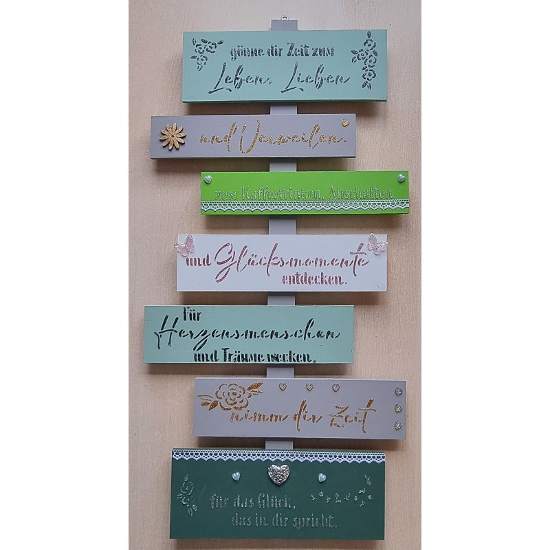 Schild "Gönn Dir Zeit...."