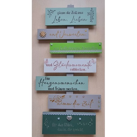 Schild "Gönn Dir Zeit...."