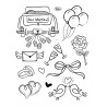 Clear Stamps Just Married