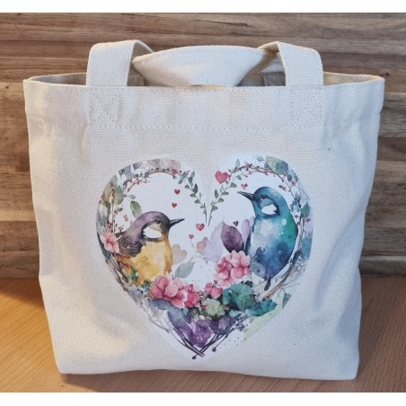 Tasche " Vögel im Herz "