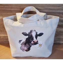 Tasche " Kuh mit Blume "