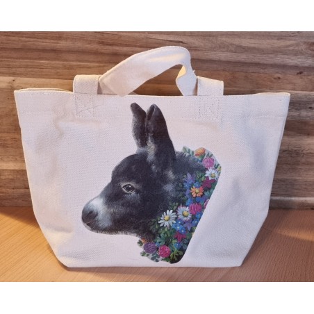 Tasche " Esel mit Blumen "