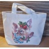 Tasche " Schwein mit Erdbeeren "