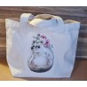 Tasche " Igel mit Blumen "