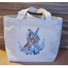 Tasche " Kaninchen blau "