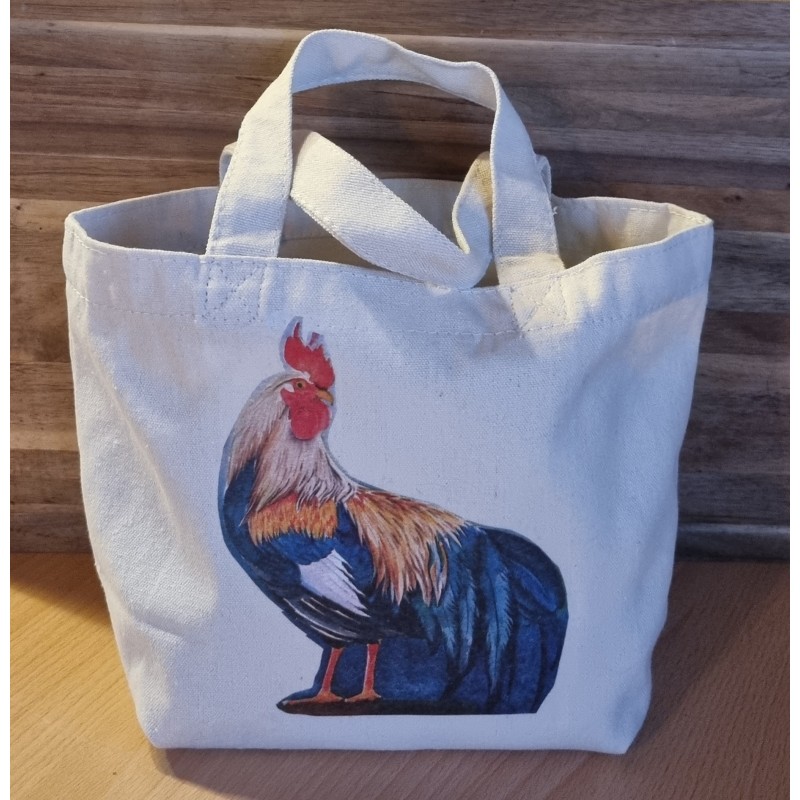 Tasche " Hahn bunt "