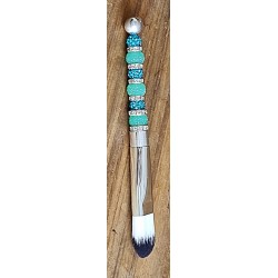 Kosmetik Pinsel gross und flach   mint