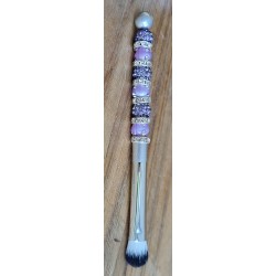 Kosmetik Pinsel klein und rund   flieder