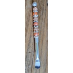 Kosmetik Pinsel klein und flach  lachs