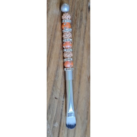 Kosmetik Pinsel klein und flach  lachs