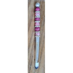 Kosmetik Pinsel klein und flach  pink