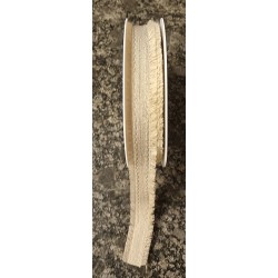 Dekoband Leinen beige