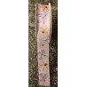 Dekoband Blumen pink/orange/gelb