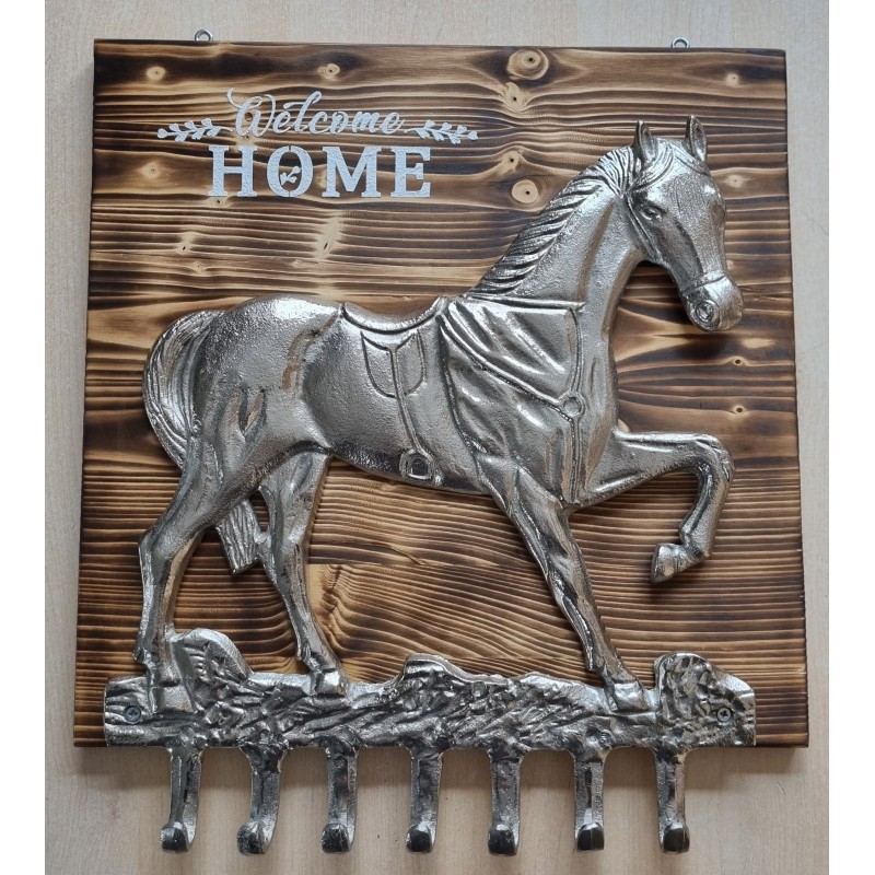Garderobe Pferd  " Welcome Home "