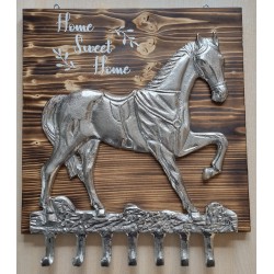 Garderobe Pferd  "  Home sweet Home "