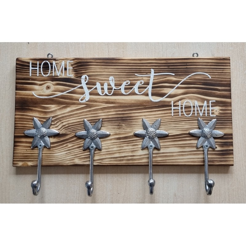 Garderobe Blumen  " Home sweet Home "