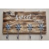Garderobe Blumen  " Home sweet Home "