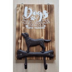 Garderobe Hund  " Dogs Welcome..."