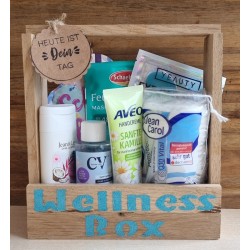 Wellness/Beauty Kistchen " Wellness Box "  Heute ist Dein Tag/türkis